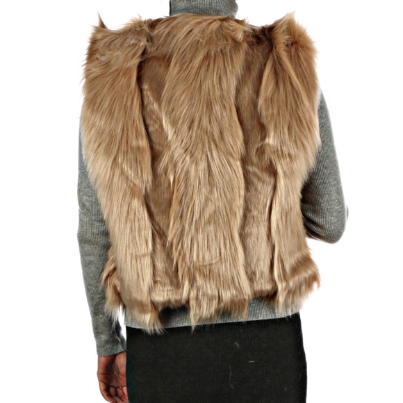 Russian Style Ribbed Fur Vest - Picture 3 of 6